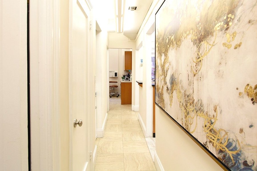 The hallway at Upper West Side Dentist